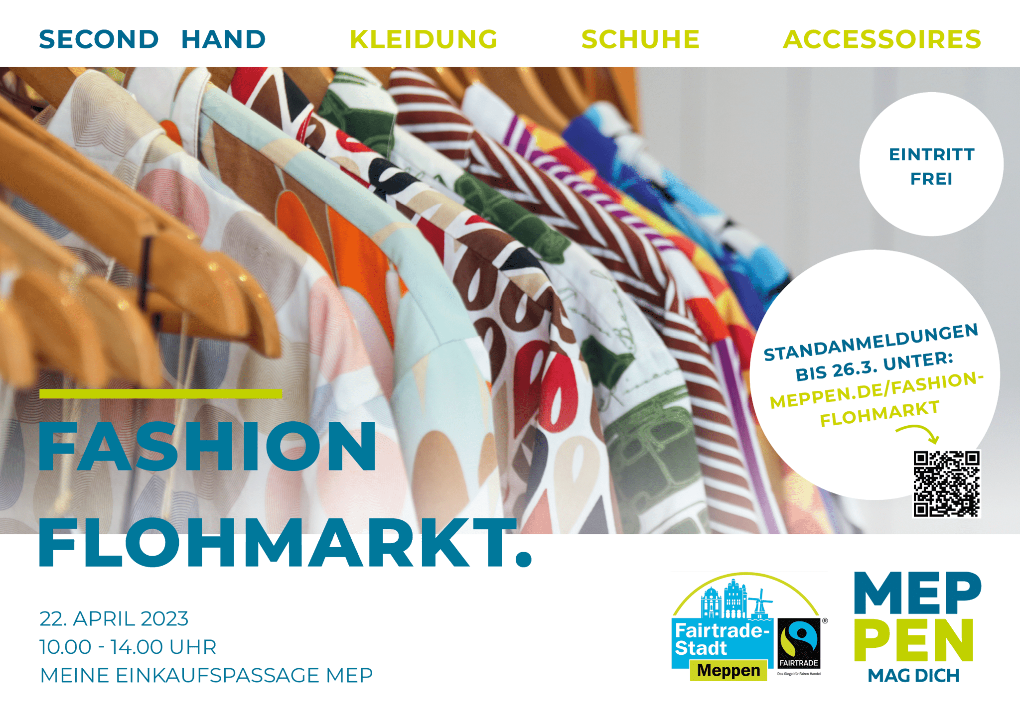 Die Fairtrade-Steuerungsgruppe lädt zum Modeflohmarkt ein